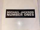 MICHAEL JACKSON: Number Ones 2XLP White Label Promo Vinyl Limited Edition EX/VG+