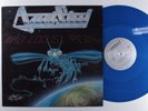 AGENT STEEL Mad Locust Rising COMBAT EP NM blue vinyl k
