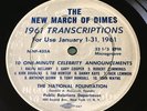 1961 Vintage : MARCH of DIMES 