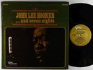 John Lee Hooker - ...And Seven Nights LP - Verve Folkways DG VG++ PROMO