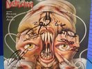 Destruction Release from Agony Vinyl Gold Stamped Promo SIGNED AUTOGRAPHED