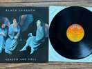 Black Sabbath Heaven and Hell LP UK original Vertigo pressing
