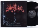 HELLION Screams In The Night NRR-22 LP VG++ with lyric sheet insert k