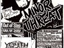 MINOR THREAT 1983 Original Flyer BLACK FLAG CIRCLE JERKS BIG BOYS HUSKER DÜ VOID