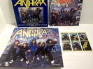 Anthrax - I'm the Man Box - 45 RPM 7 inch -Tested VG+ Vinyl + Stickers Poster F2
