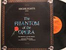 Andrew Lloyd Webber Lp Highlights From The Phantom Of The Opera On Polydor - Vg+