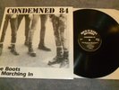 CONDEMNED 84 - BOOTS GO MARCHING LP ORIGINAL 1991 PUNK ROCK Oi ROCK O RAMA EX/EX