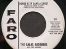 SALAS BROTHERS Donde Esta Santa Claus/One Like Mine FARO 625 Promo Oldies 45 VG+