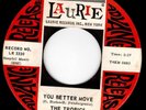 WILD & SNOTTY GARAGE 45 - THE TROPICS - YOU BETTER MOVE/IT'S YOU I MISS - HEAR