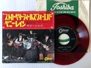 Beatles STRAWBERRY FIELDS FOREVER 1967 Odeon Japan RED Vinyl + sleeve VG+/VG++