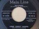 Lee Andrews & The Hearts LONG AND LONELY NIGHTS (DOO WOP 45) #102 PLAYS VG+