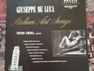 Giuseppe De Luca Italian Art Songs Pietro Cimara DL 7505