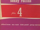 original mono jazz LP: SONNY ROLLINS plus 4 / C Brown/M Roach / Prestige lp 7038