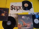 3 x LPs By  STYX - Kilroy Was Here, Equinox & Styx II