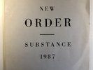 NEW ORDER Substance 1987 LP 1st German press embossed letters joy division cure