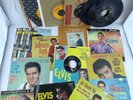 Lot of 17 vintage ELVIS PRESLEY 45 RPM Vinyl Records UNTESTED AS IS MOST VG