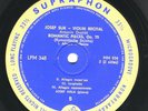 Josef Suk Violin Recital - Anton Dvorak, Jaroslav Kocian - Supraphon LPM 348