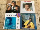 LUTHER VANDROSS 4x Vinyl Albums : NEVER TOO MUCH/ANY LOVE/GIVE ME THE REASON/FOR