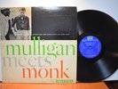 Gerry Mulligan Theolonious Monk Mulligan Meets Monk LP Riverside RLP 12-247 Mono