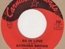 Barbara Brown So In Love Carnival Soul Northern Motown