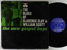 Clarence Clay & Wm. Scott - New Gospel Keys LP - Bluesville Mono RVG HEAR