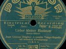 JUAN LLOSSAS & MONOSSON Lieber kleiner Eintänzer -Klassiker- Schellack  S7540