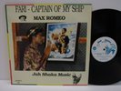 90s Roots Reggae MAX ROMEO fari - captain of my ship 1992 UK Jah Shaka Vinyl LP