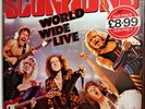 SCORPIONS - WORLD WIDE LIVE 1st UK Press 1985 VINYL LP EX/EX