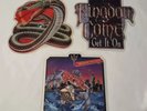 80s METAL Triple Shot  KINGDOM COME, Y&T, and KEEL  Rare SHAPED Vinyl Singles