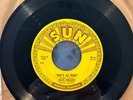 ELVIS PRESLEY That's All Right/Blue Moon SUN 209 + Rare Misprint 45 Upside Down