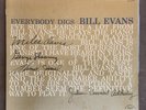 Bill Evans-Everybody Digs Bill Evans vinyl Mono Riverside 1959 1st pressing (EX)