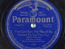 Blues 78 ALBERTA HUNTER You Can Have My Man If... PARAMOUNT 12018 HEAR 454