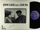 John Cage & Sun Ra - John Cage Meets Sun Ra LP - Meltdown VG++ Autograph
