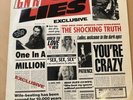 Guns N' Roses  - G N’R Lies Vinyl LP  1988 Uncensored Inner Ex/VG+  1st Press