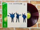 THE BEATLES HELP AP 8151 JAPAN Original RED WAX APPLE CIB Obi Tested Fast