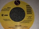 90'S 45 Seal - I'M Alive / Kiss From A Rose On Sire 1b