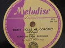 Lord Beginner Melodisc 1229 Don’t Tickle Me Dorothy / Mix-Up Matrimony calypso