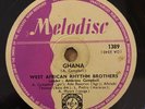 West African Rhythm Brothers Melodisc 1389 Good Luck Ghana Nigerian 78rpm