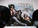 KISS ALIVE 1976 2LP RARE VINYL ALBUM HARD ROCK CONCERT GENE SIMMONS V049