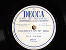Billie Holiday DECCA 24857 WHITE LABEL PROMO V+