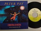Cristina D'Avena PETER PAN Disco 45 giri Five 1991 Sigla TV Cartoni