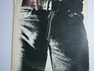 ROLLING STONES - STICKY FINGERS  US 1st edit Sonic Pressing, Zipper Cover VG+/G