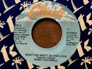 BOBBY CALDWELL- WHAT YOU WON'T DO FOR LOVE/LOVE WONT WAIT 1978 45 CLOUDS 11 MINT