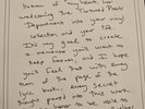 Taylor Swift - Tortured Poets Department PHANTOM CLEAR LP W/printed RSD Letter