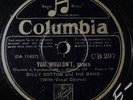 Rare  BILLY COTTON COLUMBIA You Wouldn't / Why Shouldn't I?  (E-)