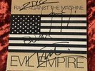 Rage Against The Machine Rare SIGNED Evil Empire 7” Authenticity Guaranteed