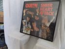 QUEEN SHEER HEART ATTACK LP SLEEVE SIGNED ALL FOUR MEMBERS WITH COA 1986