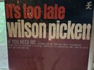 Wilson Pickett - It’s Too Late Promo Stereo vinyl records lp