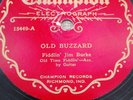 78 record Fiddlin' Jim Burke Champion 15449 Old Buzzard / Waynesburgh EXC
