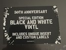 AC/DC Back In Black LP 50th Anniversary Black & White Color Vinyl Record Album